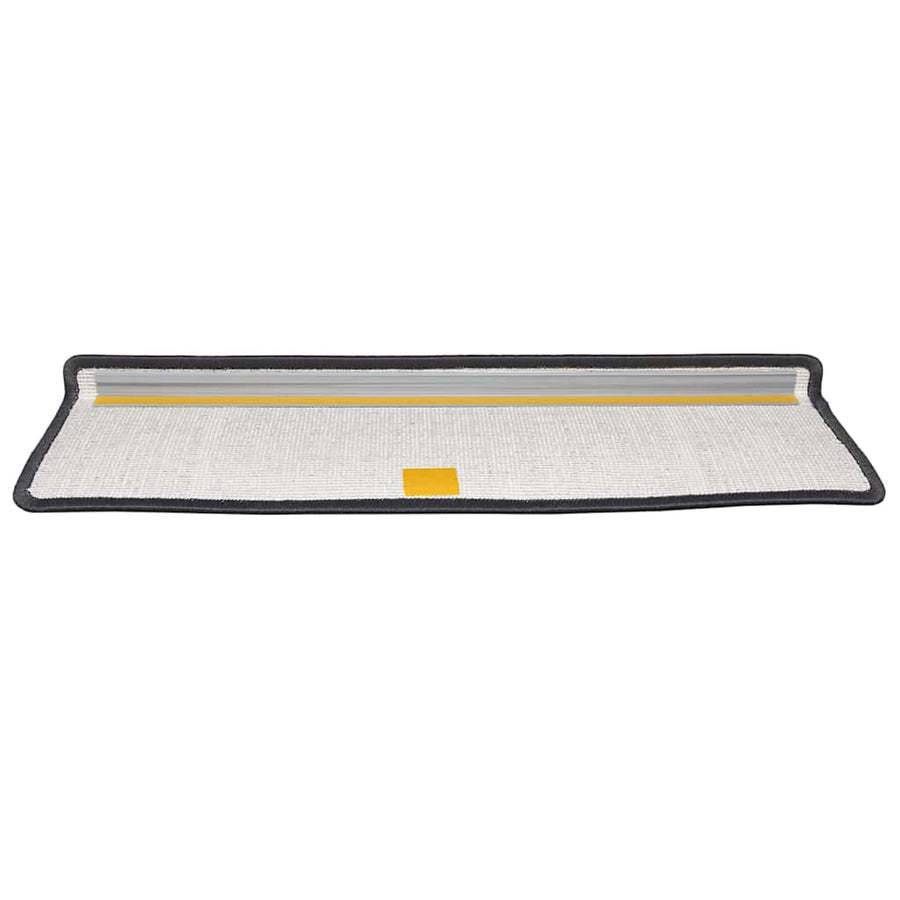 Zelfklevende Trapmatten 15 pcs Antraciet 65 x 21 x 4 cm