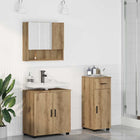 Badkamermeubelset 3-delig Artisan eiken 61x35x64 cm