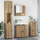 Badkamermeubelset 4 stuks Artisan Eiken 61x35x64 cm