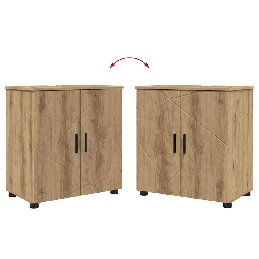 Badkamermeubelset 4 st Artisan Eiken 61 x 35 x 64 cm