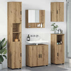 Badkamermeubelset 5 delig Artisan Eiken 61x35x64 cm