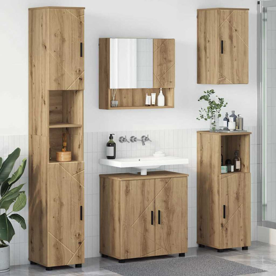 Badkamermeubelset 5 st Artisan Eiken 61 x 35 x 64 cm