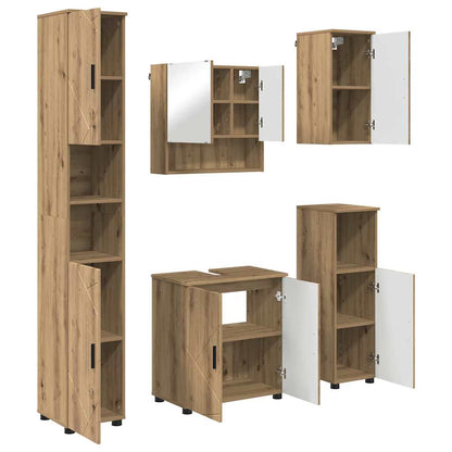 Badkamermeubelset 5 st Artisan Eiken 61 x 35 x 64 cm