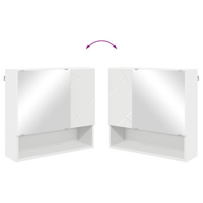 Badkamermeubelset met lade 5 pcs Wit Bewerkt hout & Metaal
