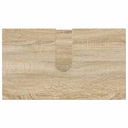 Badkamermeubelset 5 pcs Sonoma Eiken Bewerkt hout & Metaal