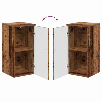 Badkamermeubelset met lade 5 pcs Oud Hout Bewerkt hout & Metaal