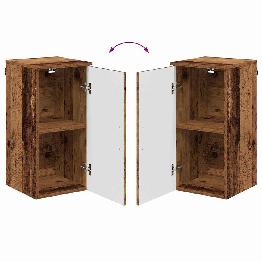 Badkamermeubelset met lade 5 pcs Oud Hout Bewerkt hout & Metaal