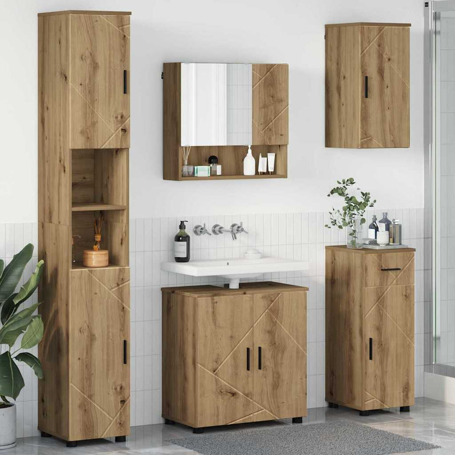 Badkamermeubelset 5 st Artisan Eiken 61 x 35 x 64 cm
