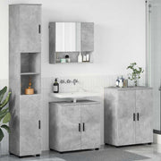 Badkamermeubelset beton grijs 61x35x64 cm