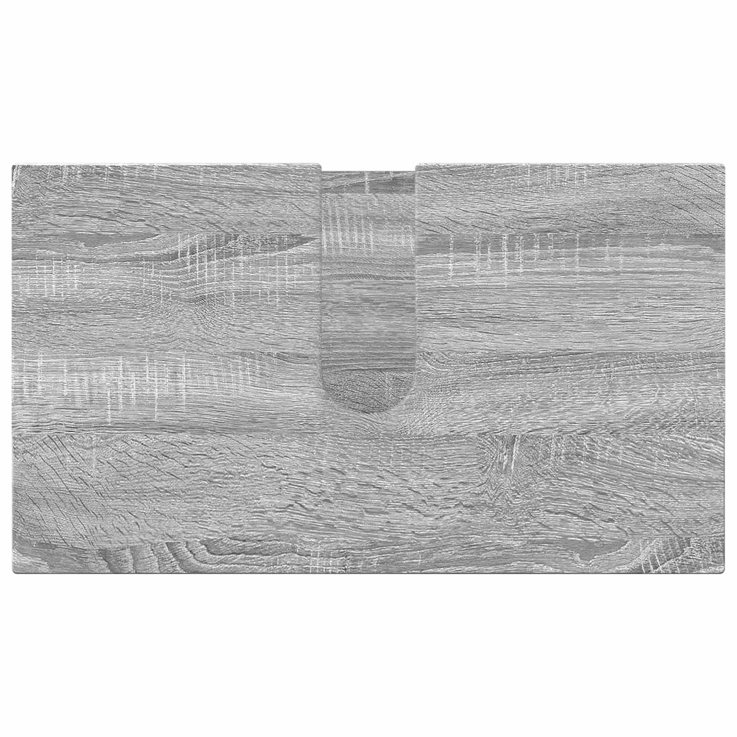 Badkamermeubelset 4 pcs Grijs Sonoma Bewerkt hout & Metaal