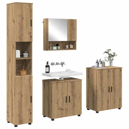 Badkamermeubelset 4 st Artisan Eiken 61 x 35 x 64 cm