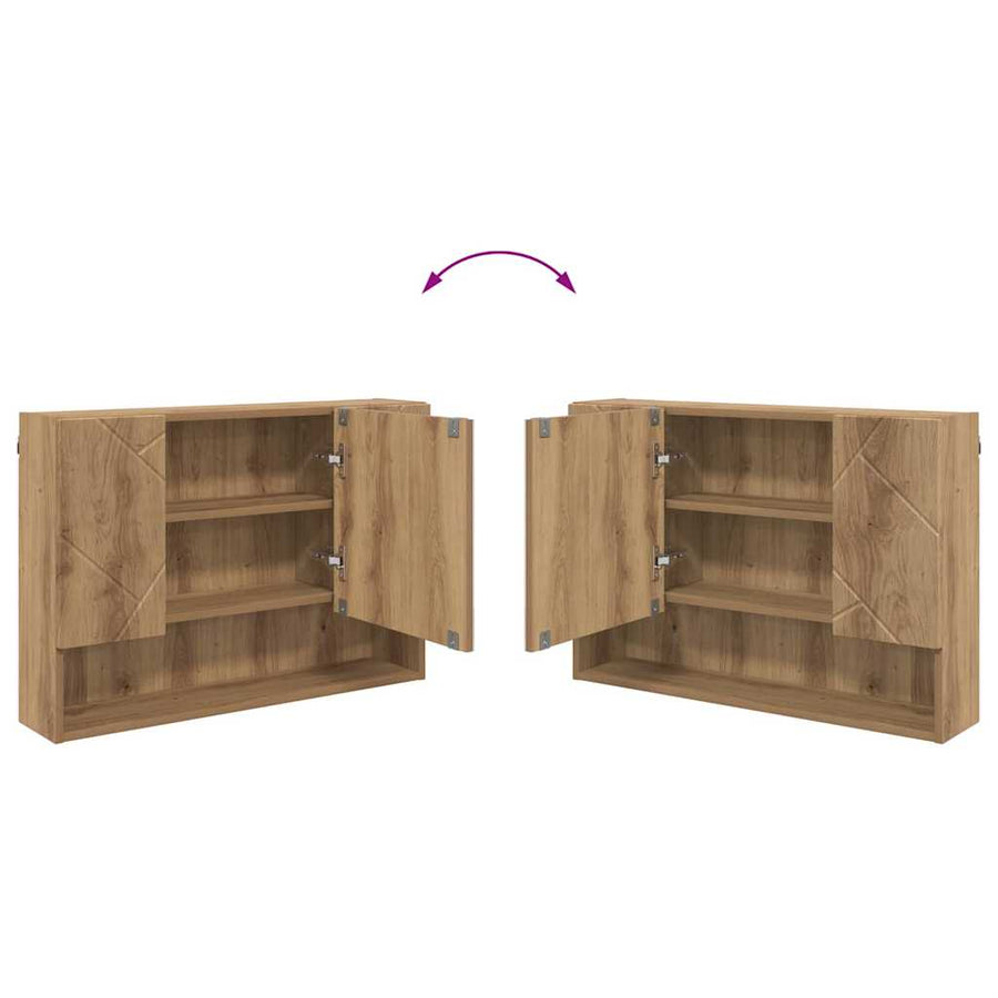 Badkamermeubelset 4 st Artisan Eiken 35 x 30 x 192 cm