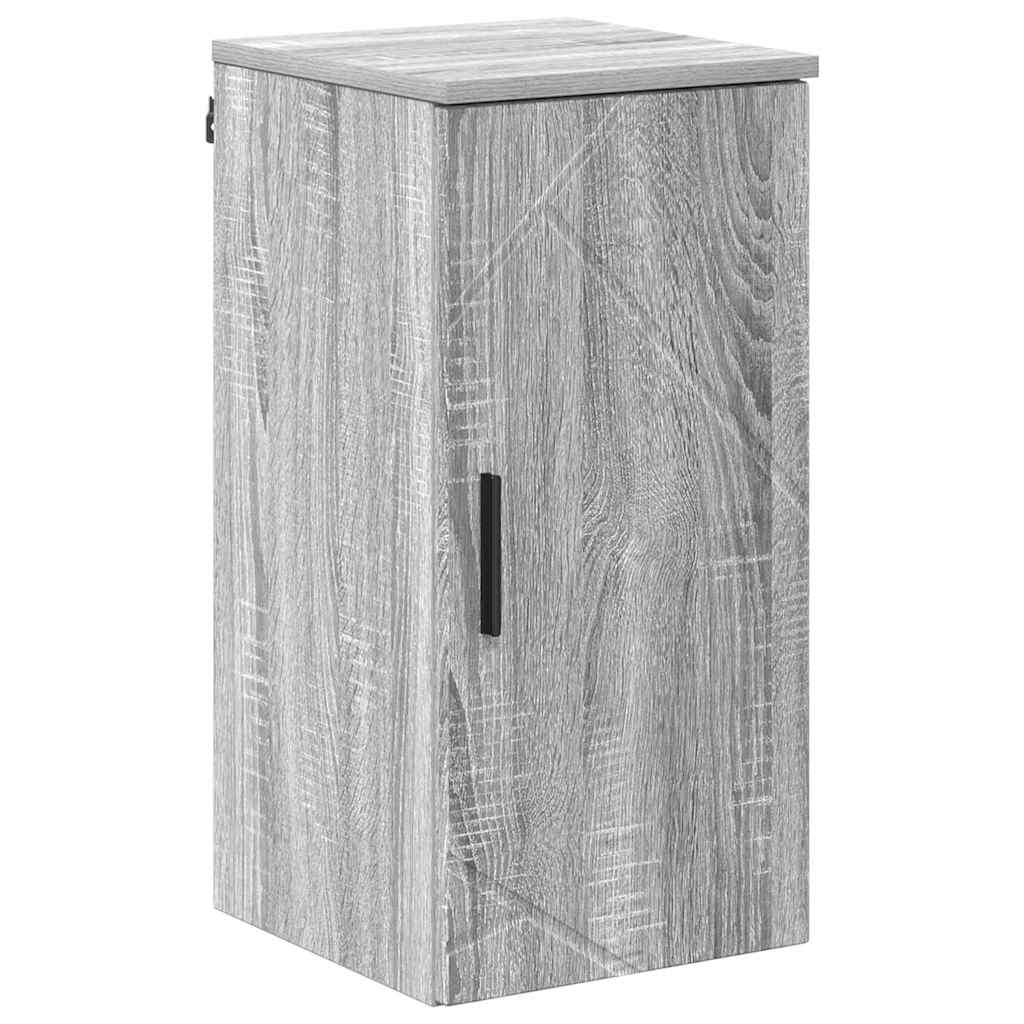 Badkamermeubelset 5 pcs Grijs Sonoma Geperst Hout en Metaal