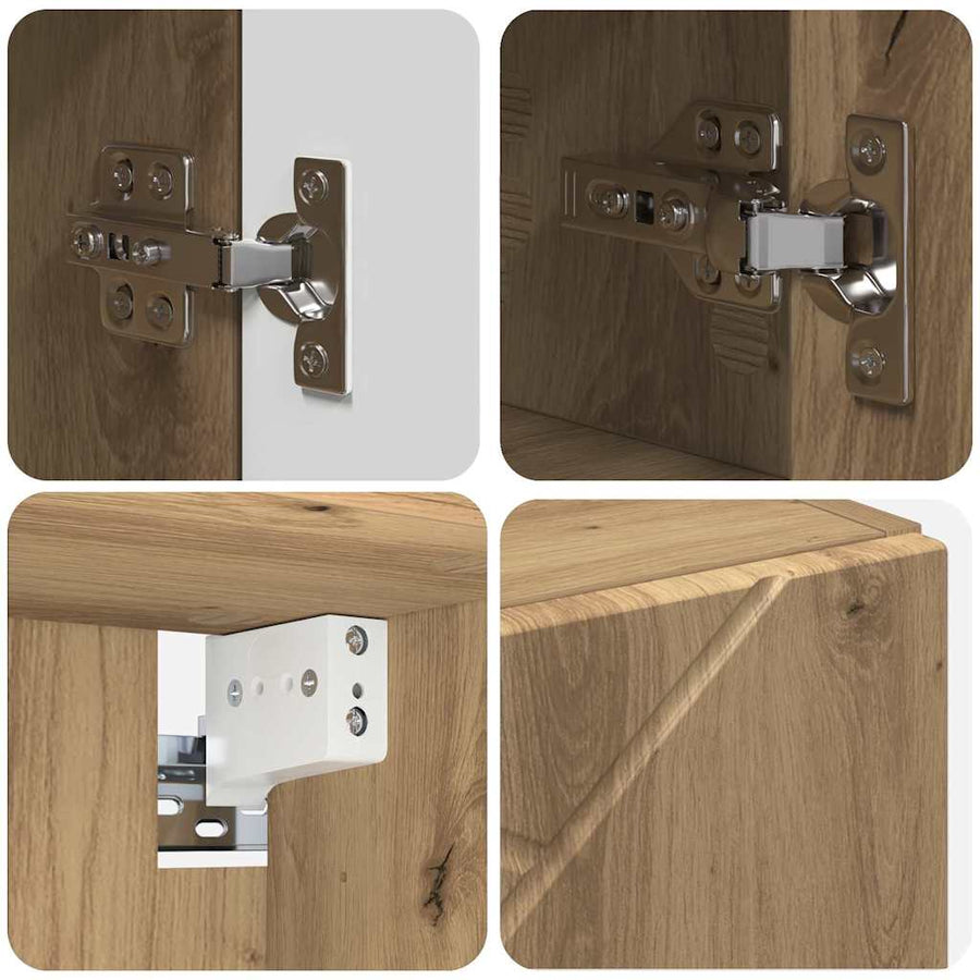 Badkamermeubelset 5 st Artisan Eiken 35 x 30 x 192 cm