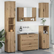Badkamermeubelset 5 stuks Artisan Eiken muurmontage