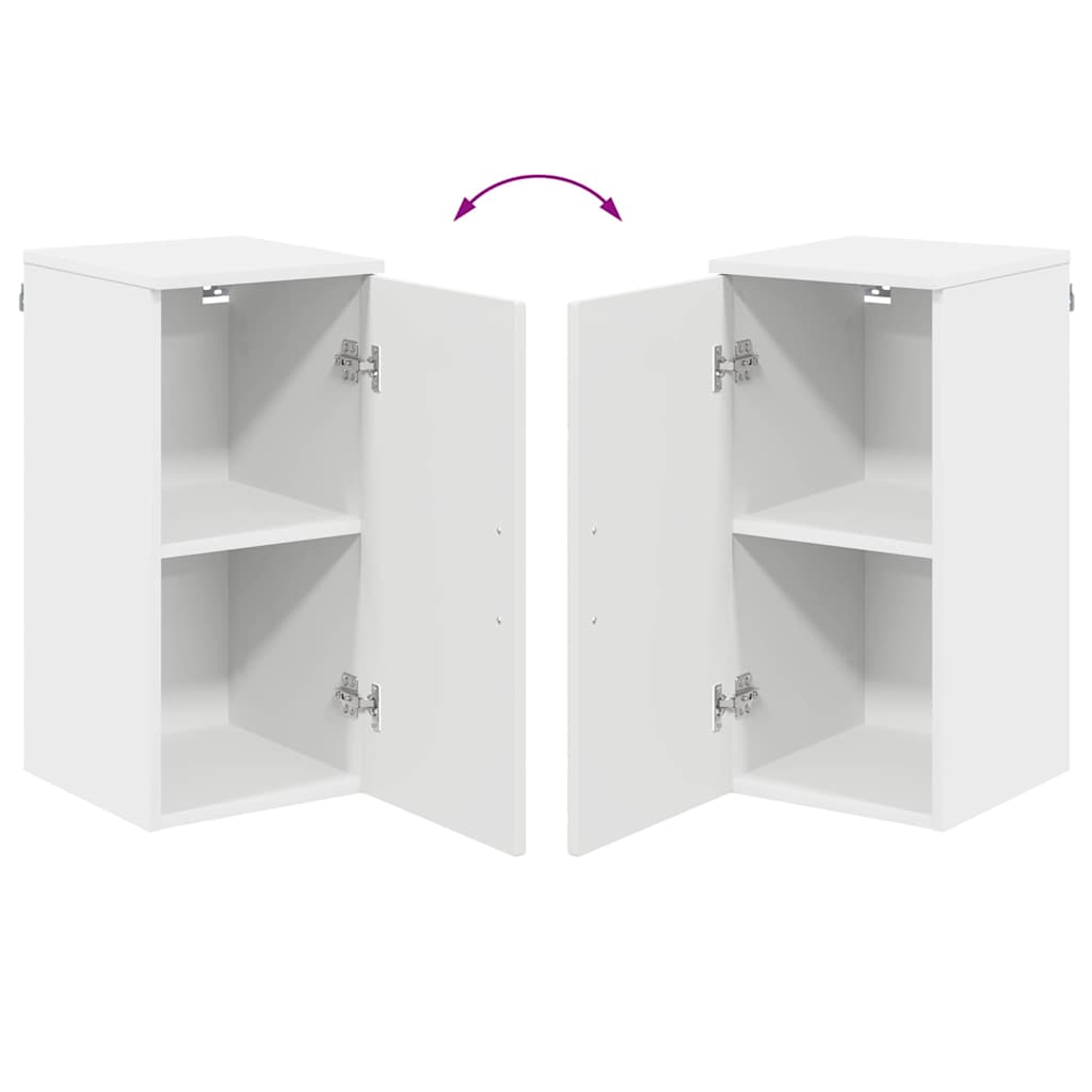Badkamermeubelset met lade 5 pcs Wit Geperst Hout en Metaal