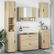 Badkamermeubelset Sonoma eiken 35x30x192 cm