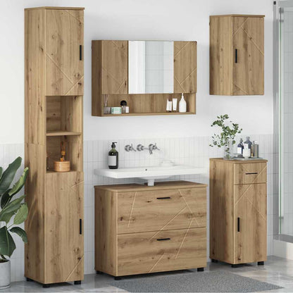 Badkamermeubelset 5 st Artisan Eiken 35 x 30 x 192 cm