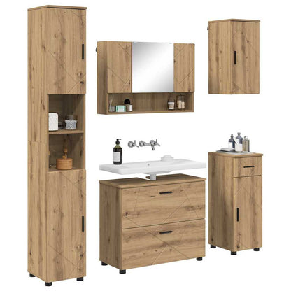 Badkamermeubelset 5 st Artisan Eiken 35 x 30 x 192 cm
