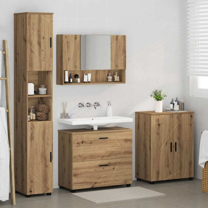Badkamermeubelset 4 st Artisan Eiken 35 x 30 x 192 cm