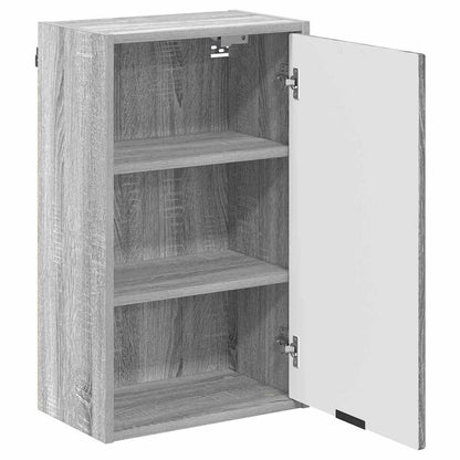 Badkamermeubelset met lade 3 pcs Grijs sonoma Bewerkt hout