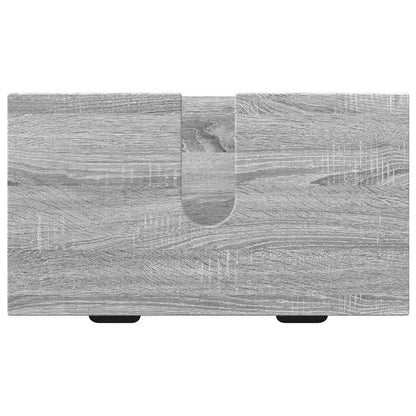 Badkamermeubelset met lade 3 pcs Grijs sonoma Bewerkt hout