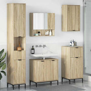 Badkamermeubelset Sonoma Eiken engineered hout metaal