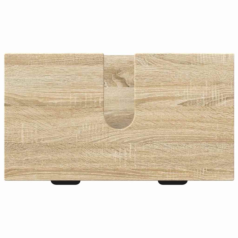 Badkamermeubelset met lade Sonoma Eiken Engineered hout, Metaal