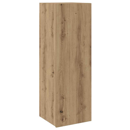 Tv-meubelset 8 pcs artisanaal eikenkleurig 30.5 x 30 x 90 cm