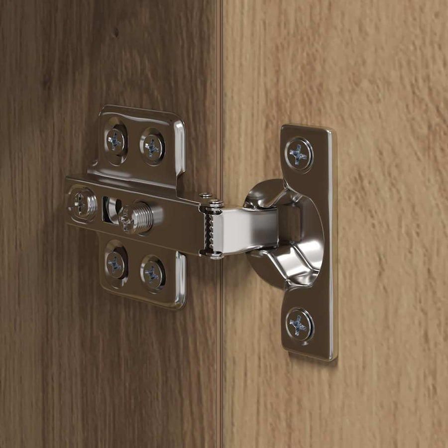 Tv-Meubelset Wandgemonteerd 7 Pcs Artisan Eiken Bewerkt Hout 60 cm