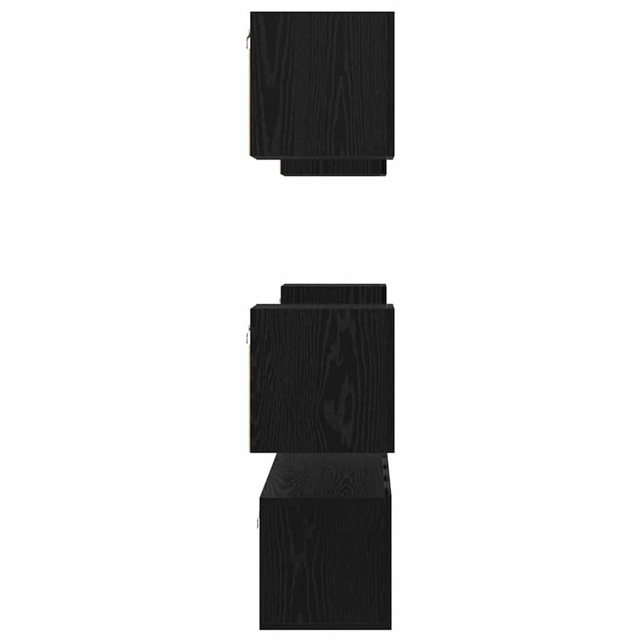 Tv-Meubelset Wandgemonteerd 6 Pcs Bewerkt Hout 120 cm
