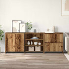 Sideboard with Drawer 3 pcs Solid Reclaimed Wood 70 x 41 x 75 cm Engineered Wood
