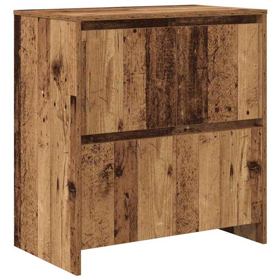 Dressoir met lade 3 pcs Oudhout 70 x 41 x 75 cm Bewerkt hout
