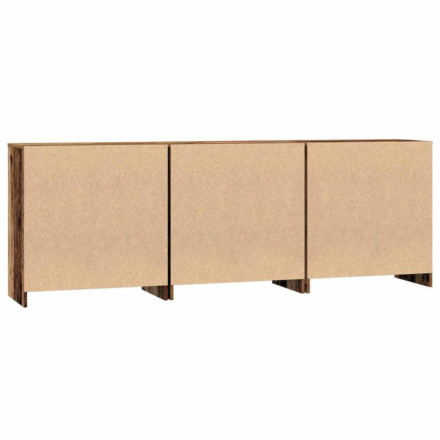 Dressoir met lade 3 pcs Oudhout 70 x 41 x 75 cm Bewerkt hout
