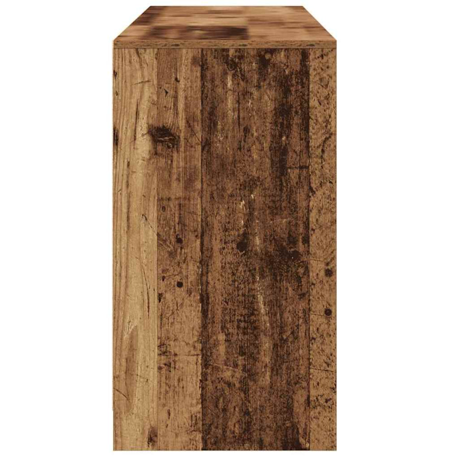 Dressoir met lade 3 pcs Oudhout 70 x 41 x 75 cm Bewerkt hout