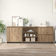Dressoir 70x41x75 cm artisan eiken bewerkt hout