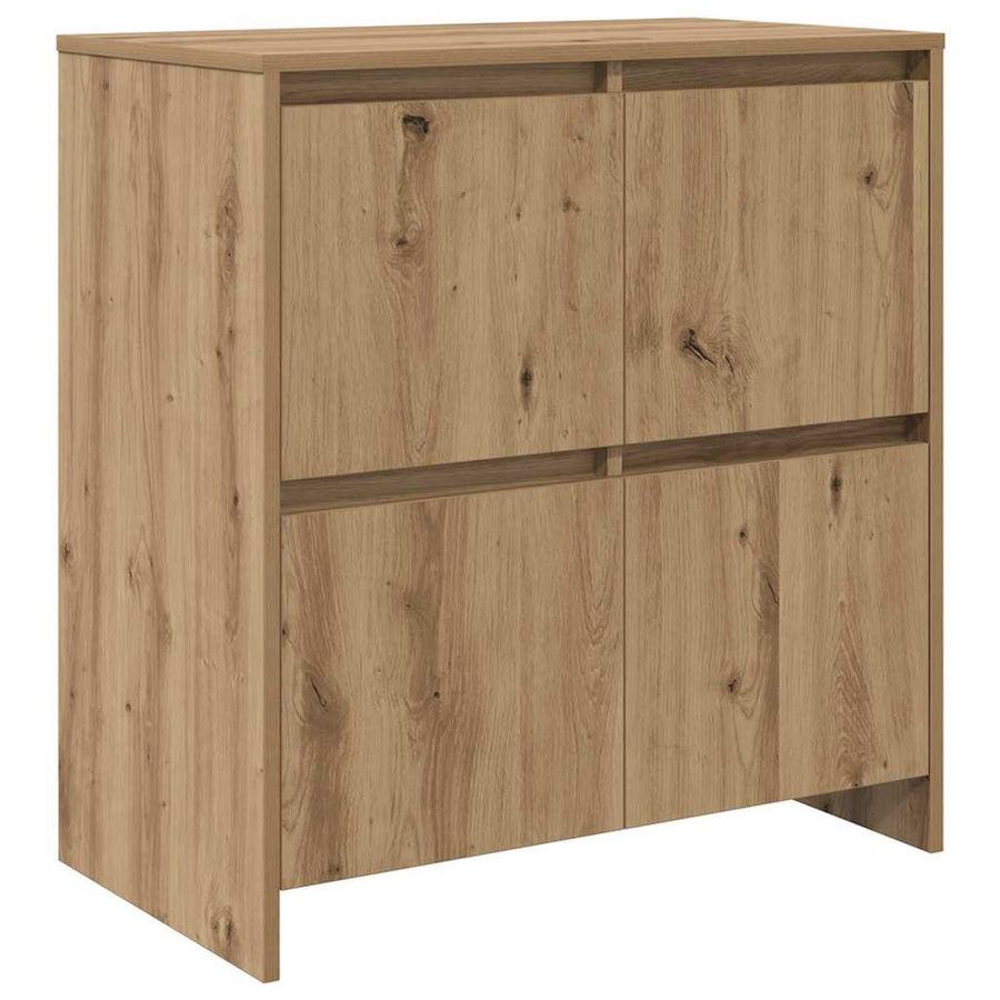 Dressoir 3 pcs Artisan Eiken 70 x 41 x 75 cm Bewerkt hout