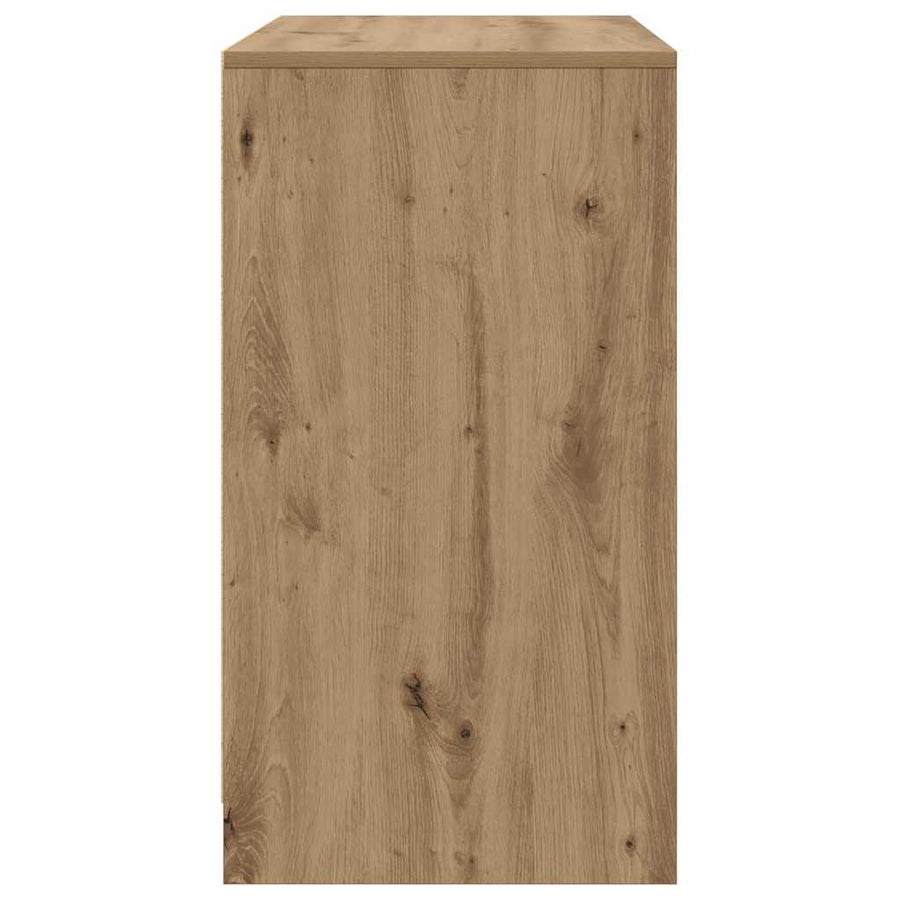 Dressoir 3 pcs Artisan Eiken 70 x 41 x 75 cm Bewerkt hout