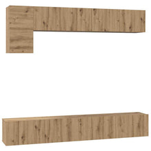 Tv-meubelset 5 pcs artisanaal eikenkleurig Medium 100 cm