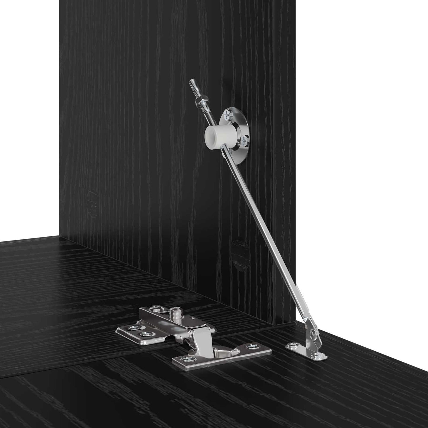 Tv-Meubelset Wandgemonteerd 8 Pcs Bewerkt Hout 8
