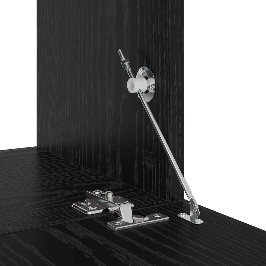 Tv-Meubelset Wandgemonteerd 8 Pcs Bewerkt Hout 8