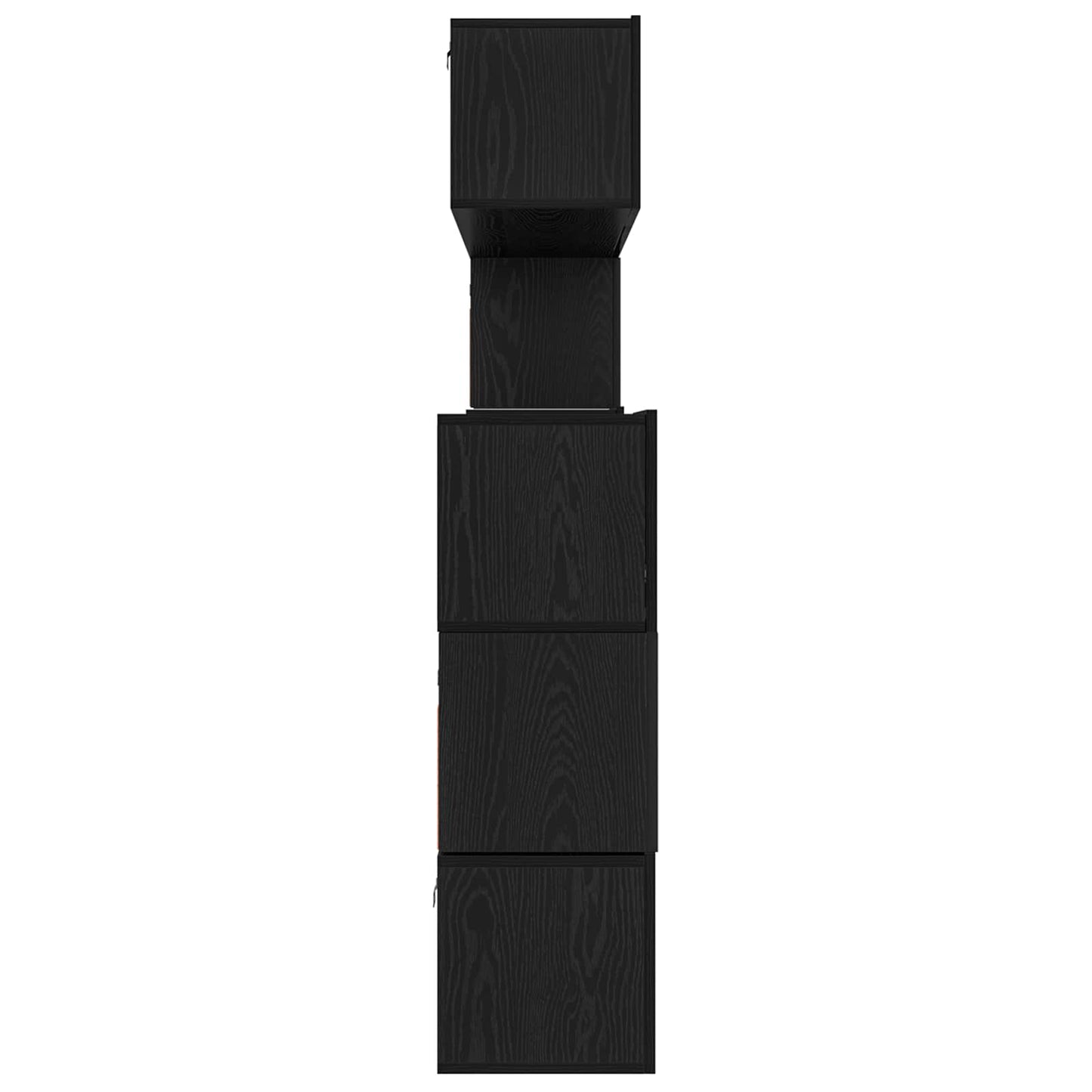 Tv-Meubelset Wandgemonteerd 8 Pcs Bewerkt Hout 8