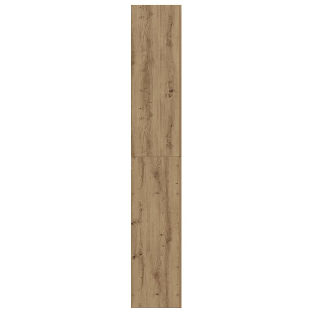 Tv-meubelset 10 pcs artisanaal eikenkleurig 30.5 x 30 x 90 cm