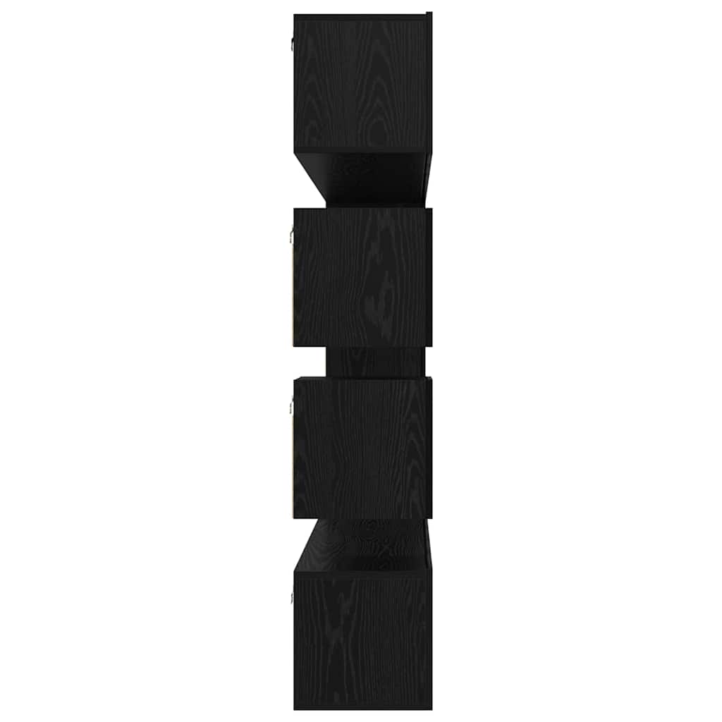 Tv-Meubelset Wandgemonteerd 10 Pcs Bewerkt Hout 10