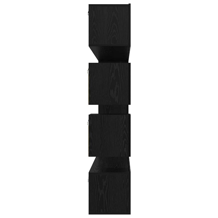 Tv-Meubelset Wandgemonteerd 10 Pcs Bewerkt Hout 10
