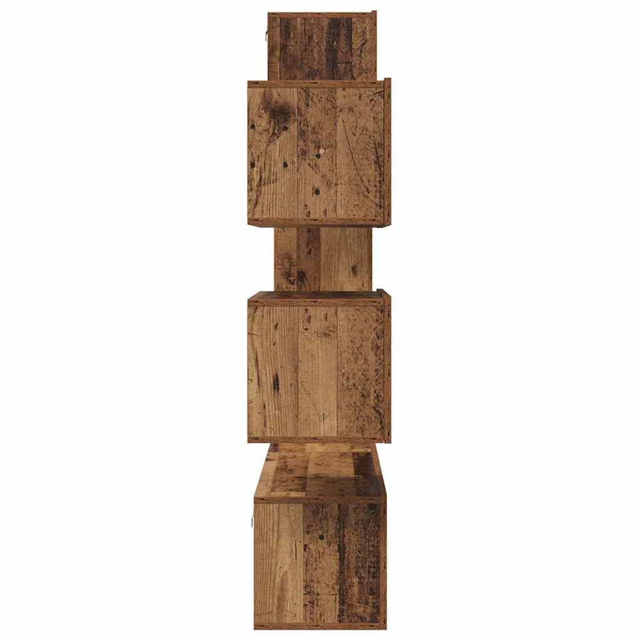 Tv-meubelset 6 pcs Oud hout 30.5 x 30 x 90 cm Bewerkt hout