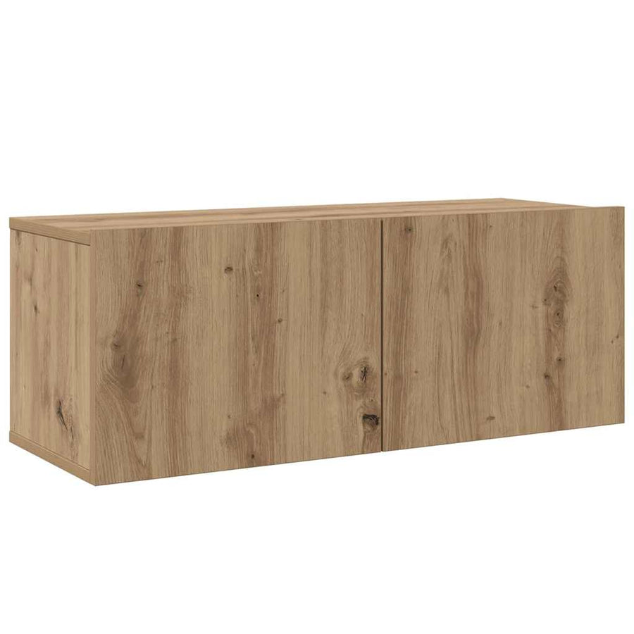 Tv-meubelset 6 pcs artisanaal eikenkleurig 30.5 x 30 x 90 cm