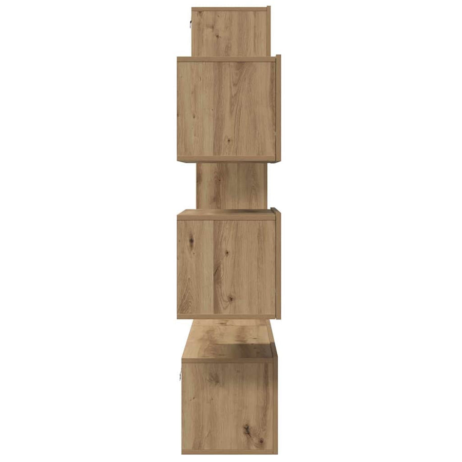 Tv-meubelset 6 pcs artisanaal eikenkleurig 30.5 x 30 x 90 cm