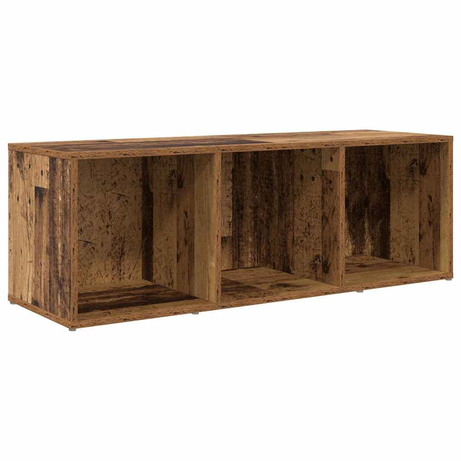 TV-kast set 3 pcs Bruin 107 x 35 x 37 cm Bewerkt hout