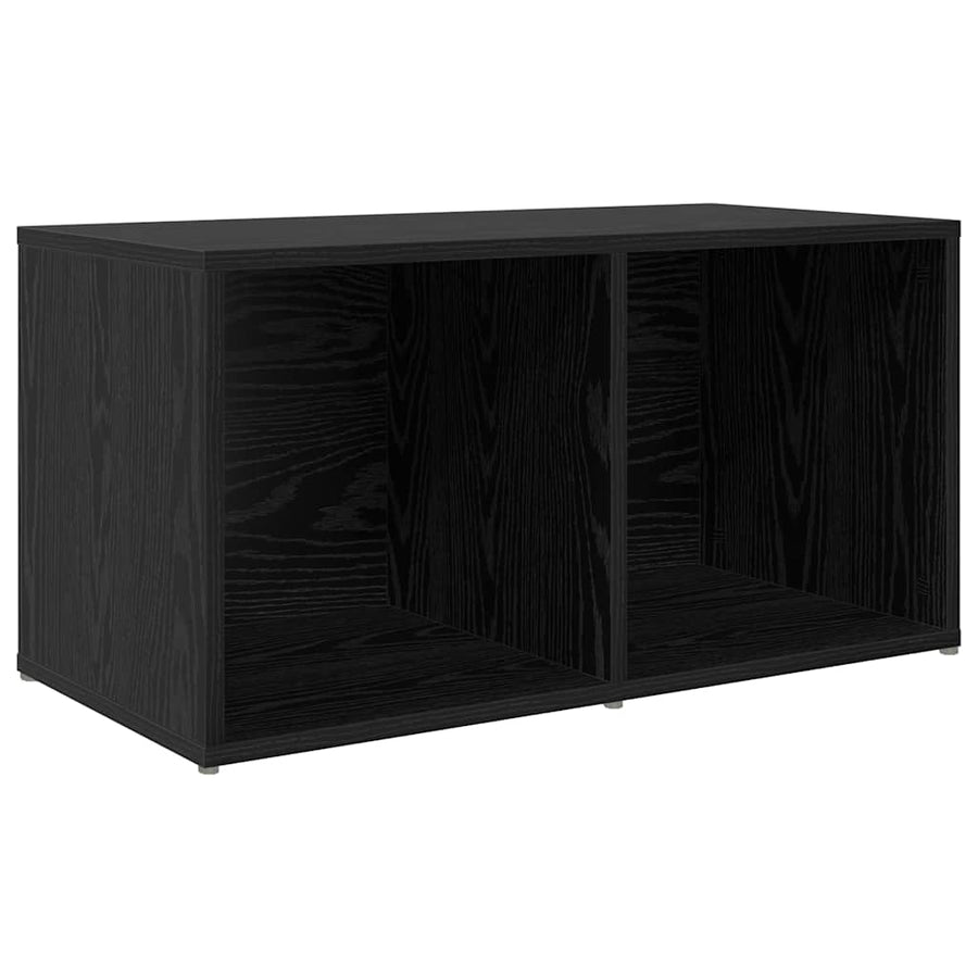 TV-kast set 3 pcs Zwart 107 x 35 x 37 cm Bewerkt hout